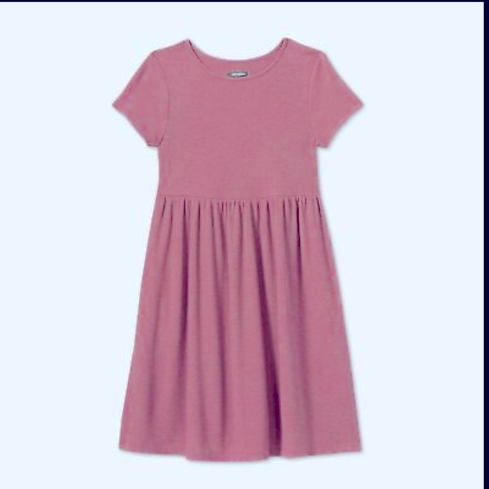 ✨Wild Fable Dress 👗 Waffle Knit Short Sleeve Babydoll Dress Size Small